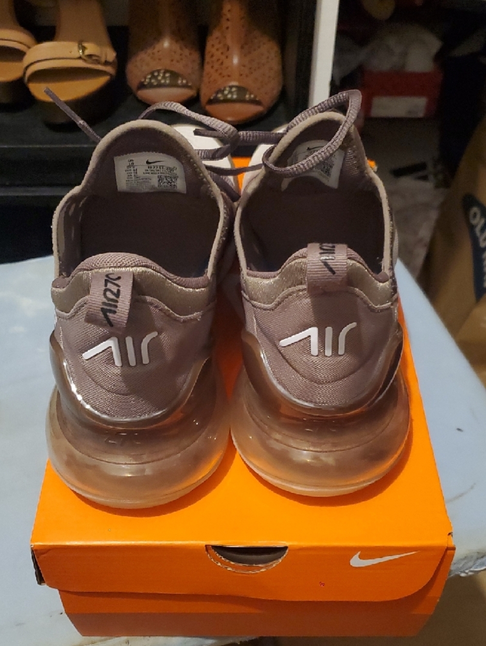 Nike Men’s Sneakers in Taupe and Olive - Picture 2 of 10